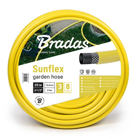 WĄŻ OGRODOWY SUNFLEX 3/4"-25M WĄŻ OGRODOWY SUNFLEX 3/4"-25M