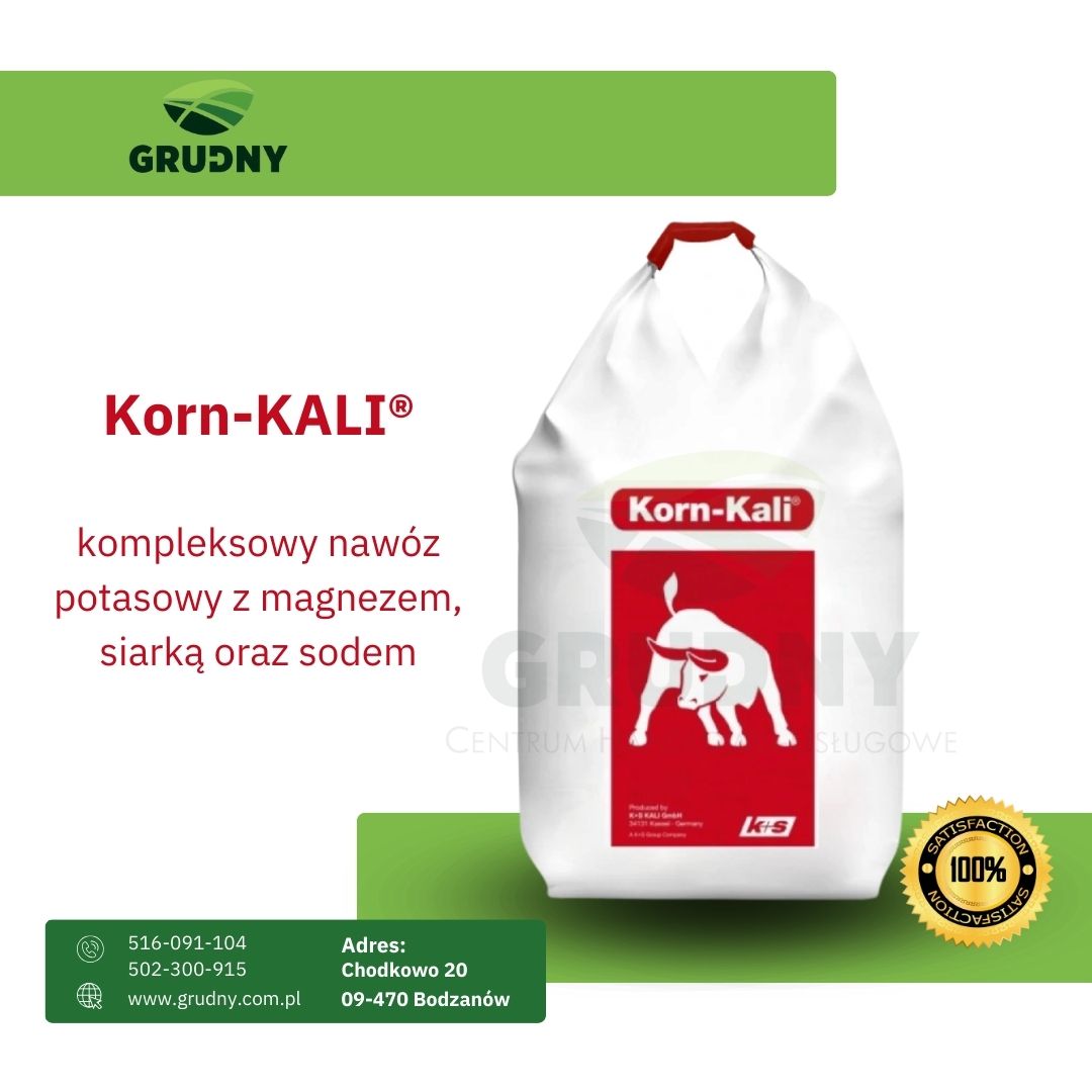 Kompleksowy nawóz potasowy z magnezem, siarką oraz sodem Korn-Kali®